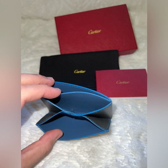 💯 Authentic 🫶🏻 Cartier Leather Card Holder - Picture 4 of 7